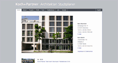 Desktop Screenshot of kochundpartner.de
