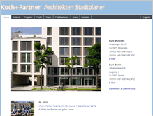 Tablet Screenshot of kochundpartner.de